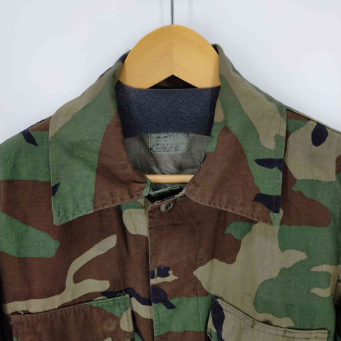 ユーエスアーミー US ARMY 80s 83年製 ウッドランドカモ BDU コンバットジャケット メンズ SMALL-REGULAR