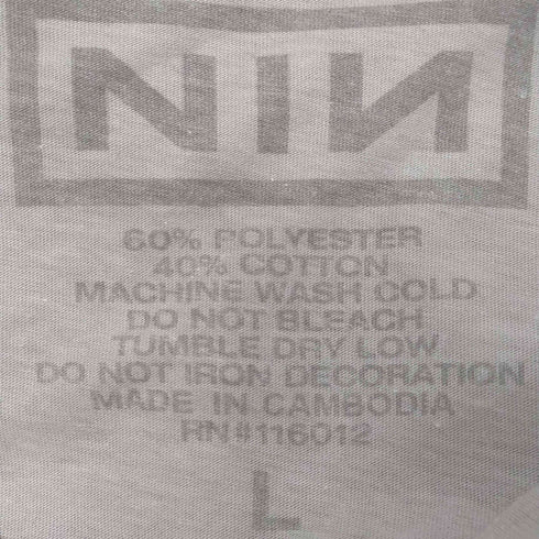 ナインインチネイルズ Nine Inch Nails S/S バンドTシャツ メンズ JPN:L