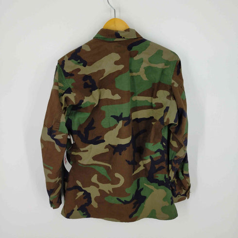 ユーエスアーミー US ARMY 90s 99年製 リップストップ ウッドランドカモ BDU コンバットジャケット メンズ SMALL-SHORT