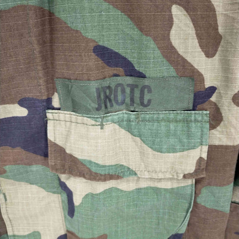 ユーエスアーミー US ARMY 90s 99年製 リップストップ ウッドランドカモ BDU コンバットジャケット メンズ SMALL-SHORT