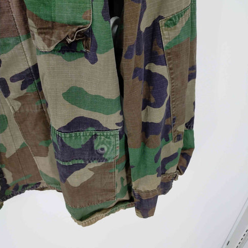 ユーエスアーミー US ARMY 90s 93年製 リップストップ ウッドランドカモ BDU コンバットジャケット メンズ MEDIUM-LONG