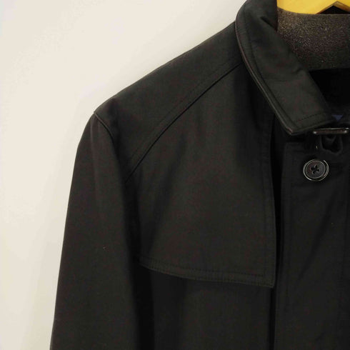 Rain Resistant}フロントジップトレンチコート メンズ