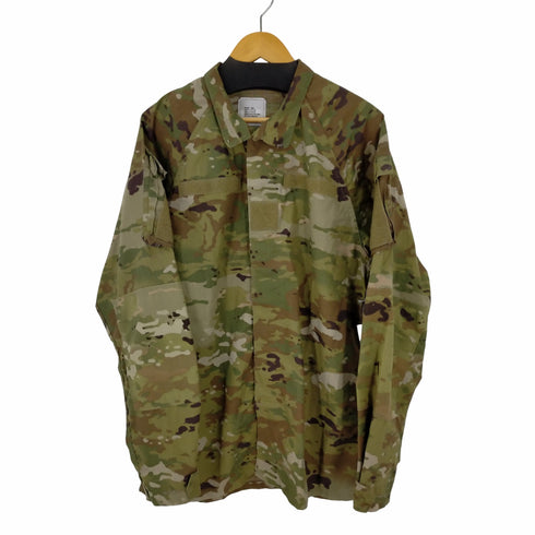 ユーエスアーミー US ARMY 19年製 リップストップ デザートカモ BDU コンバットジャケット メンズ MEDIUM-LONG