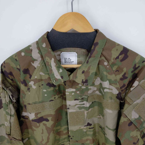 ユーエスアーミー US ARMY 19年製 リップストップ デザートカモ BDU コンバットジャケット メンズ MEDIUM-LONG