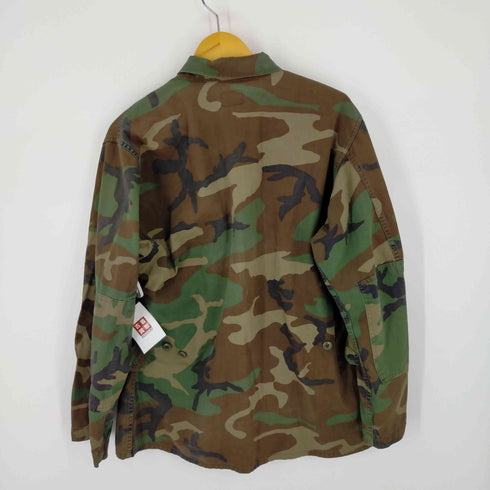 ユーエスアーミー US ARMY リップストップ ウッドランドカモ BDU コンバットジャケット メンズ MEDIUM-REGULAR