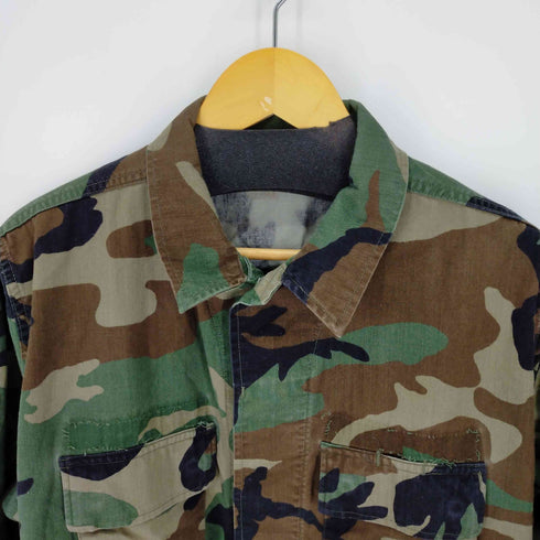 ユーエスアーミー US ARMY 90s 93年製 ウッドランドカモ BDU コンバットジャケット メンズ MEDIUM-REGULAR