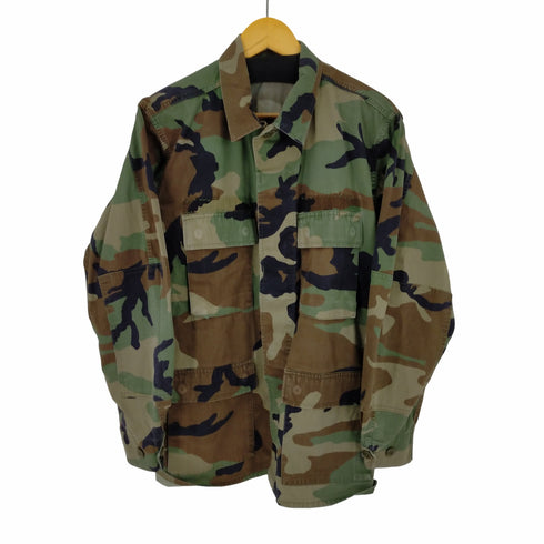 ユーエスアーミー US ARMY 90s 93年製 リップストップ ウッドランドカモ BDU コンバットジャケット メンズ MEDIUM-REGULAR