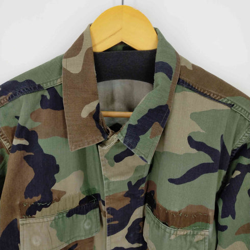 ユーエスアーミー US ARMY 90s 93年製 リップストップ ウッドランドカモ BDU コンバットジャケット メンズ MEDIUM-REGULAR