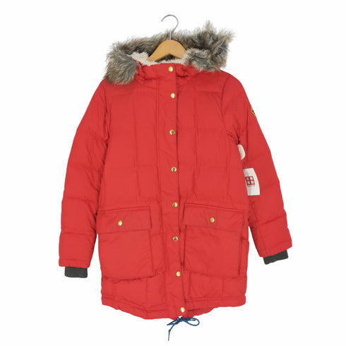 エディーバウアー Eddie Bauer ilaria urbinati フェイクファー フード裏ボア ダウンコート レディース import:S