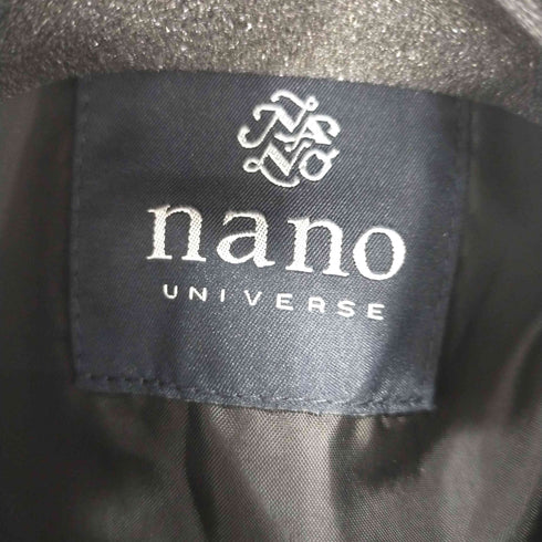 ナノユニバース nano universe フェイクレザーシャツジャケット メンズ JPN:L