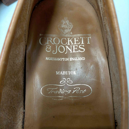 クロケットアンドジョーンズ CROCKETT&JONES 英国製 SALCOMBE Uチップ ローファー メンズ 7 1/2 E