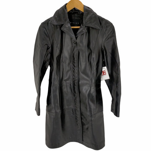 シスレー SISLEY レザージャケット ロング 馬革 レディース JPN:40