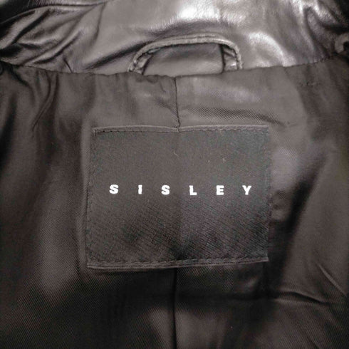 シスレー SISLEY レザージャケット ロング 馬革 レディース JPN:40