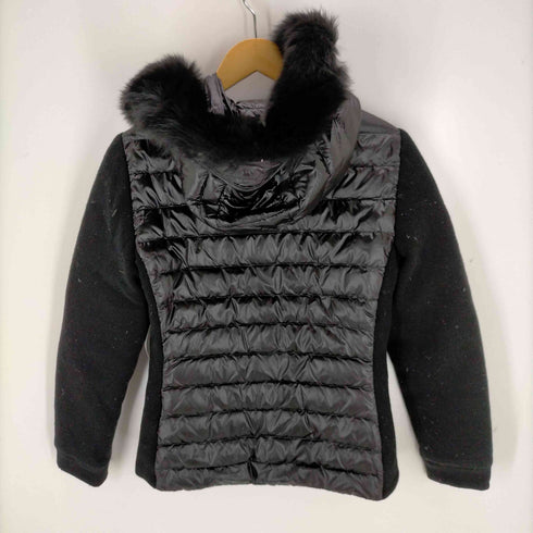 ウールリッチ WOOLRICH PADDED HOODIE ショート ニット切替ダウンジャケット レディース import:S