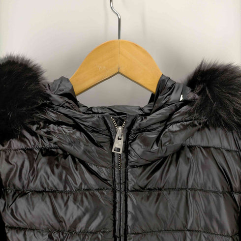ウールリッチ WOOLRICH PADDED HOODIE ショート ニット切替ダウンジャケット レディース import:S