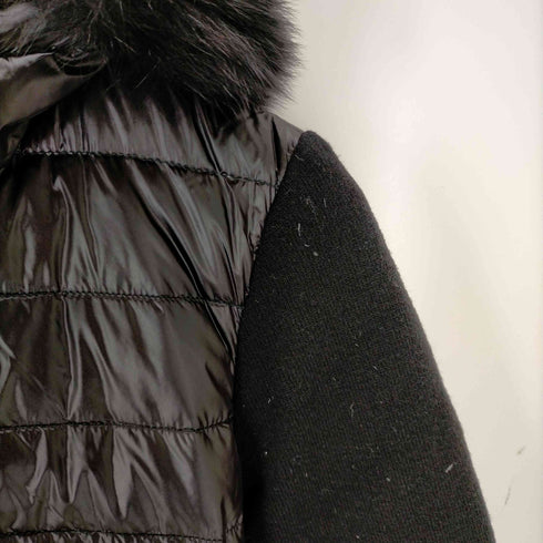 ウールリッチ WOOLRICH PADDED HOODIE ショート ニット切替ダウンジャケット レディース import:S