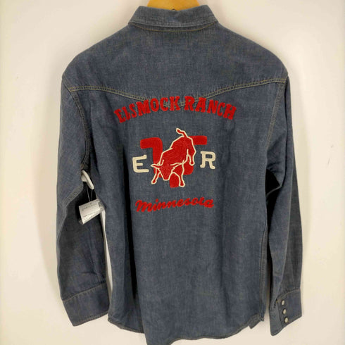 ELSMOCK ウエスタン デニムシャツ メンズ US:38