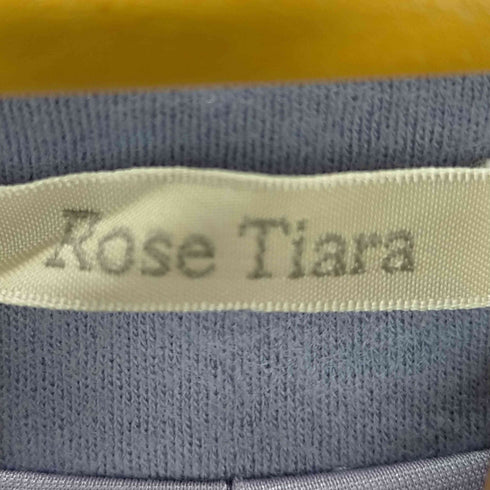 - ROSE TIARA ワンピース 七分袖 ひざ丈 クルーネック レディース EUR:46 46