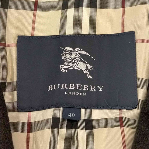 バーバリーロンドン BURBERRY LONDON 裏地ノバチェックショートコート レディース import:L