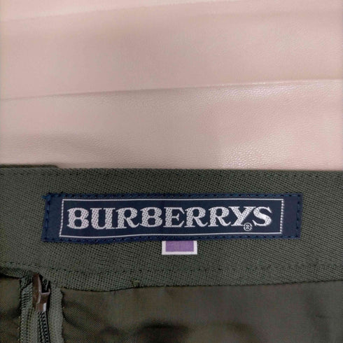 バーバリーズ BURBERRYS ヴィンテージ タイトスカート ひざ丈 ウール レディース 17BR