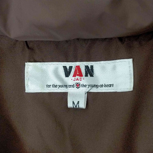 ヴァン VAN ワンポイントロゴジップアップダウンジャケット メンズ JPN:M