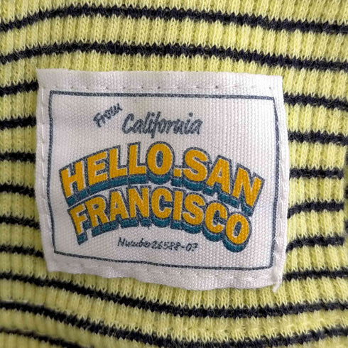 HELLO.SANFRANCISCO Tee付きボーダーキャミワンピ レディース ONE SIZE