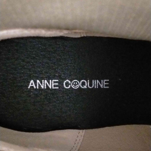 アンコキーヌ anne coquine ニットコンビトラックソールブーツ レディース JPN:S