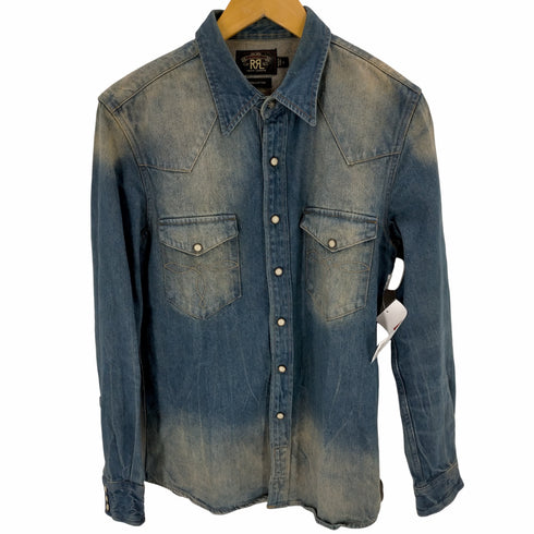 ダブルアールエル ラルフローレン RRL RALPH LAUREN USED加工 デニムシャツ メンズ JPN:S