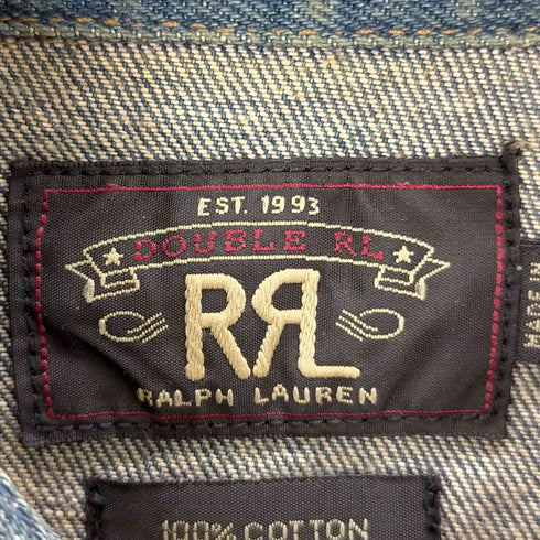 ダブルアールエル ラルフローレン RRL RALPH LAUREN USED加工 デニムシャツ メンズ JPN:S