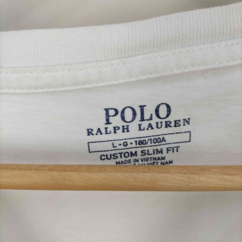 ポロラルフローレン POLO RALPH LAUREN CUSTOM SLIM FIT プリント クルーネックTシャツ メンズ import:L