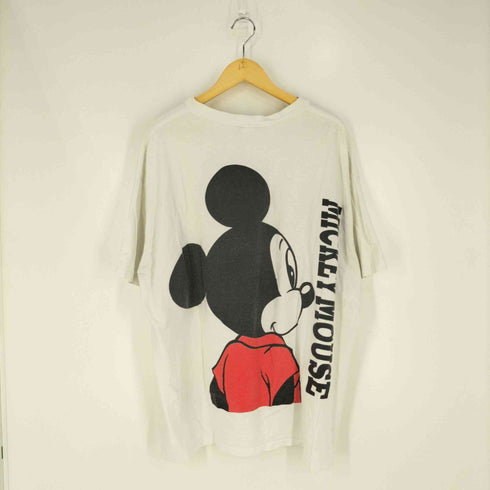 90s USA製 キャラクター両面プリント シングルステッチ クルーネックTシャツ メンズ XXXXL