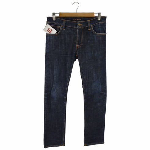 ヌーディージーンズ Nudie Jeans ジッパーフライ スキニーデニムパンツ インディゴ メンズ W33 L32
