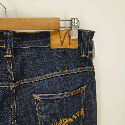 ヌーディージーンズ Nudie Jeans ジッパーフライ スキニーデニムパンツ インディゴ メンズ W33 L32