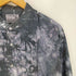 LORD WEST タイダイ柄 プリーツ ポリコットンバンドカラーシャツ メンズ import:XL