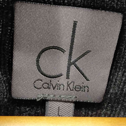 シーケーカルバンクライン ck Calvin Klein アクリル混 ウールタートルネックニット ハイネック メンズ L