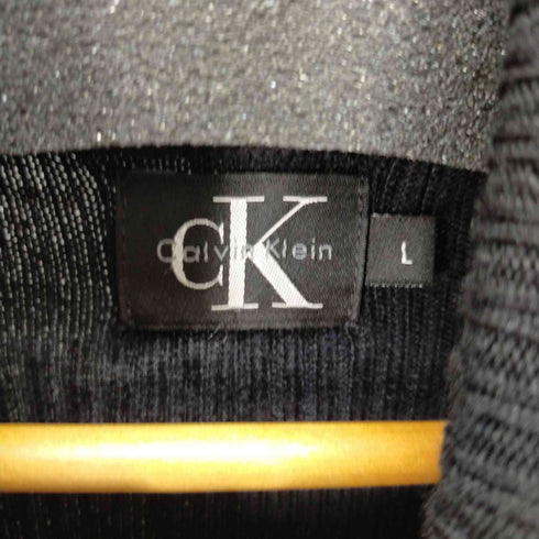 シーケーカルバンクライン ck Calvin Klein ウール100% タートルネックニット ハイネック メンズ L