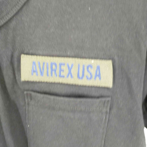 アヴィレックス AVIREX Vネック ファティーグ Tシャツ メンズ M