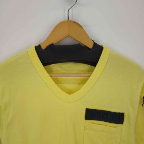 アヴィレックス AVIREX Vネック ファティーグ Tシャツ メンズ M
