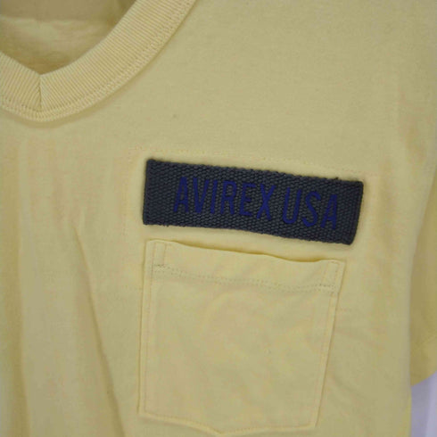 アヴィレックス AVIREX Vネック ファティーグ Tシャツ メンズ M