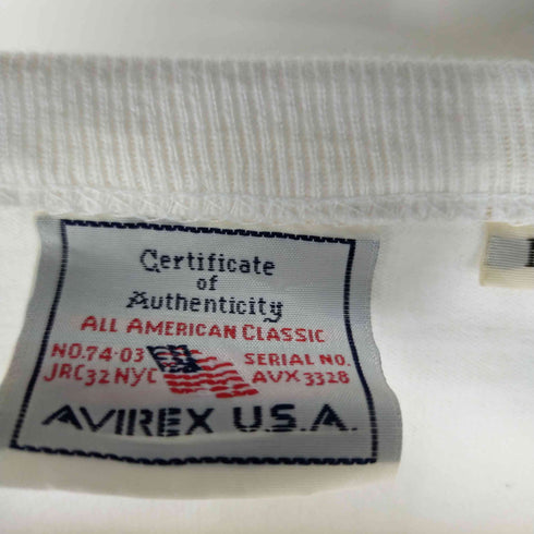 アヴィレックス AVIREX Vネック ファティーグ Tシャツ メンズ M
