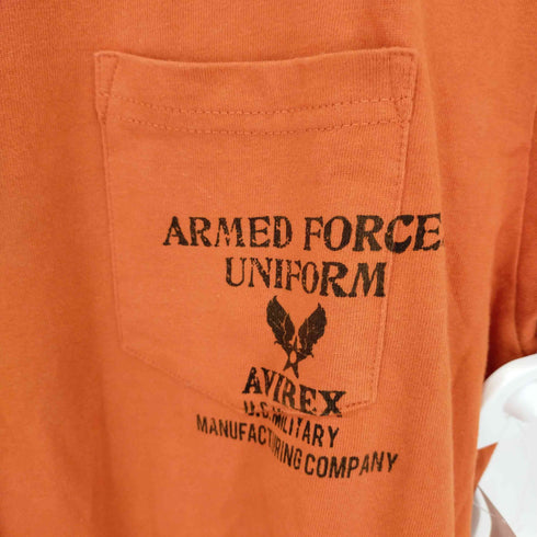 アヴィレックス AVIREX バックプリントワンポイントポケットTシャツ メンズ L