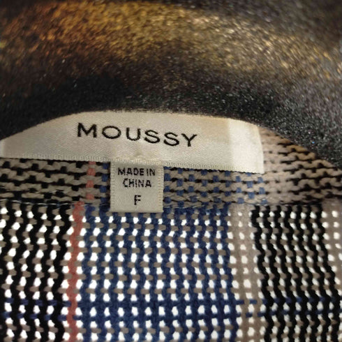 マウジー moussy OVER CHECK SHIRT ジャケット レディース FREE