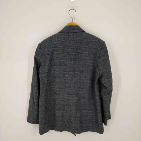 ザラ ZARA 1Bチェックテーラードジャケット レディース import:M