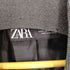 ザラ ZARA 1Bチェックテーラードジャケット レディース import:M