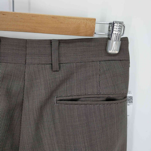 ジェイプレス J.PRESS 1タックチェックスラックス メンズ 76