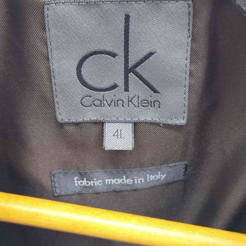 シーケーカルバンクライン ck Calvin Klein マルチポケット コヨーテファー中綿ジャケット メンズ 4L