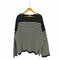 サバイ saby Milan Rib Boat Neck Border Knit ボーダーニットカットソー メンズ
