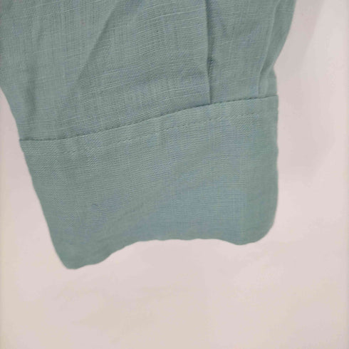 ポールスチュアート Paul Stuart 比翼ボタン リネンシャツ レディース 8