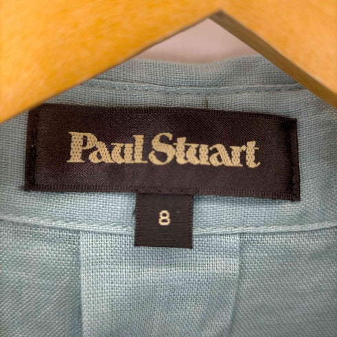 ポールスチュアート Paul Stuart 比翼ボタン リネンシャツ レディース 8