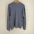 バーニーズニューヨーク BARNEYS NEWYORK フランス製 モックネック ボーダーカットソー レディース L